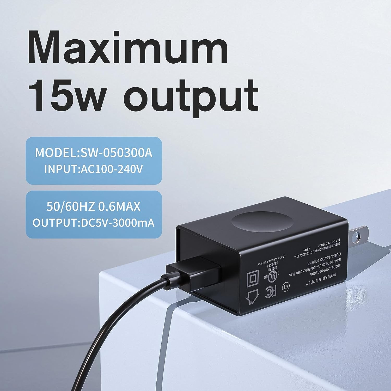 GOOLOO 15W Wall Charger