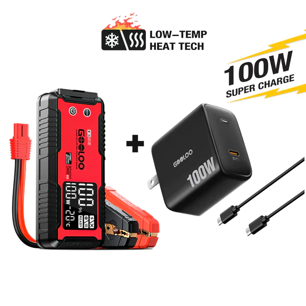 4000 Amp Jump Starter GT4000S Car Starter 100W Two-Way Fast