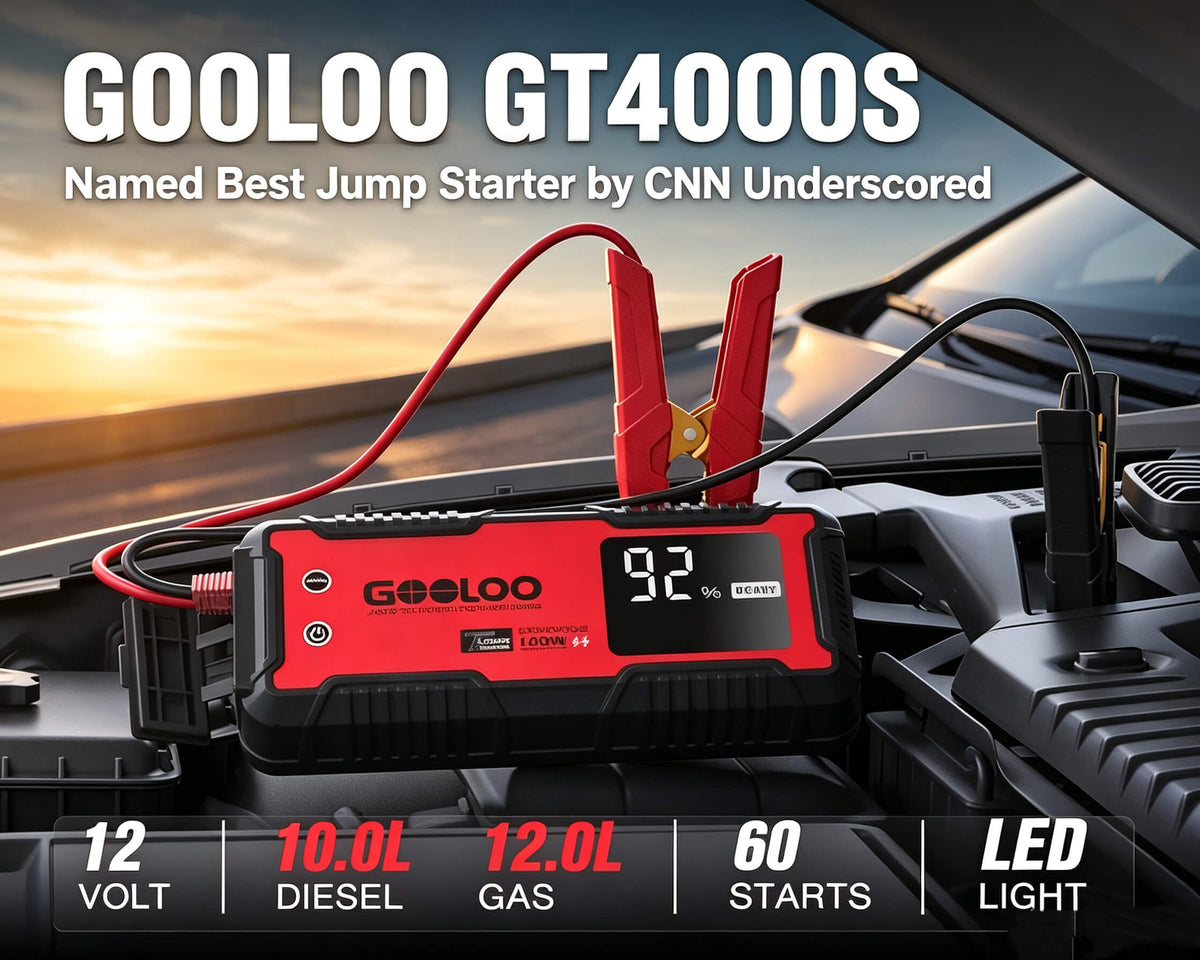 This is a cover image about GOOLOO GT4000S, named the best jump starter by CNN.