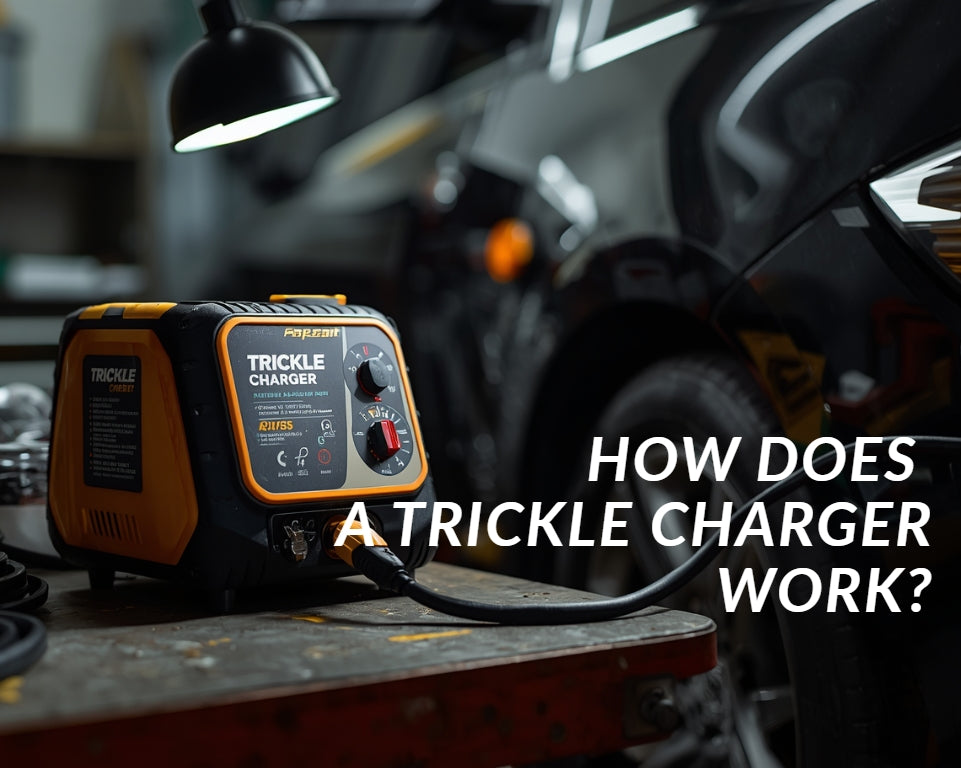 This is a cover image about how does a trickle charger work.