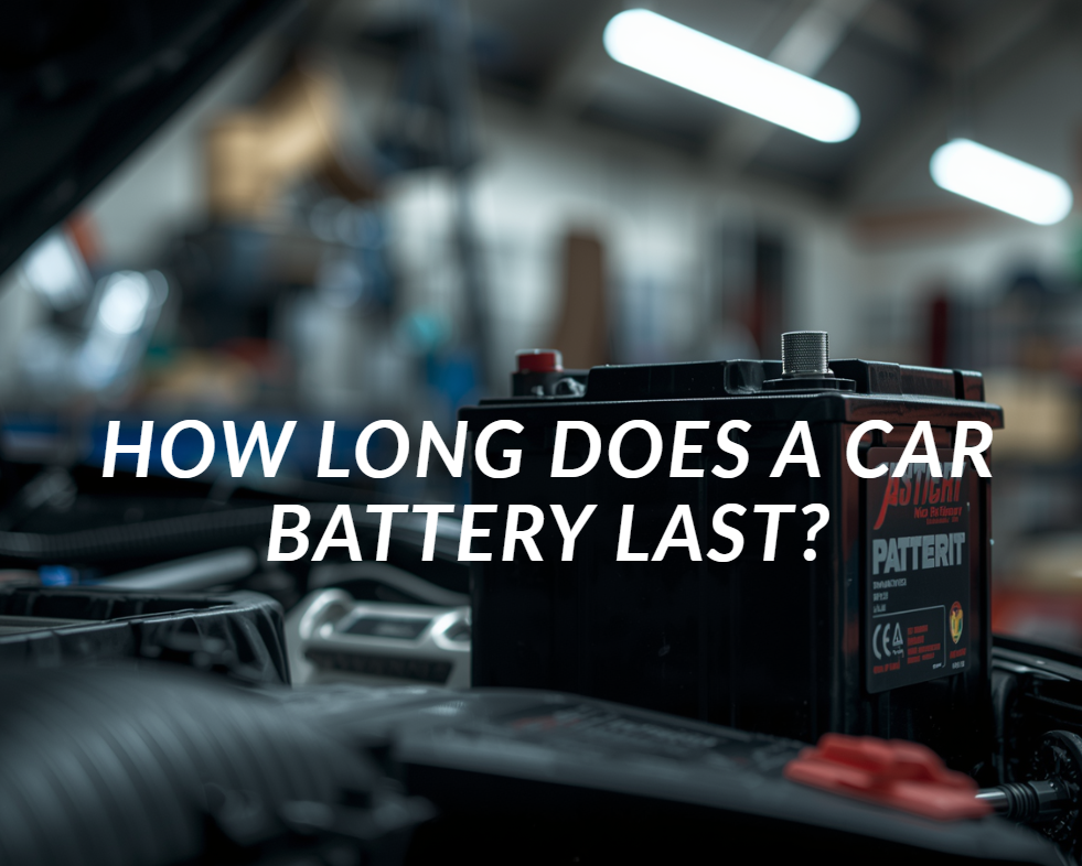This is a cover image about how long does a car battery last.