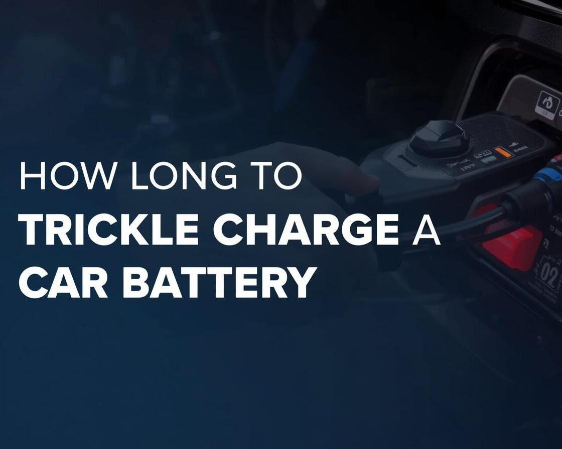 This is a cover image of how long it takes to trickle charge a car battery.