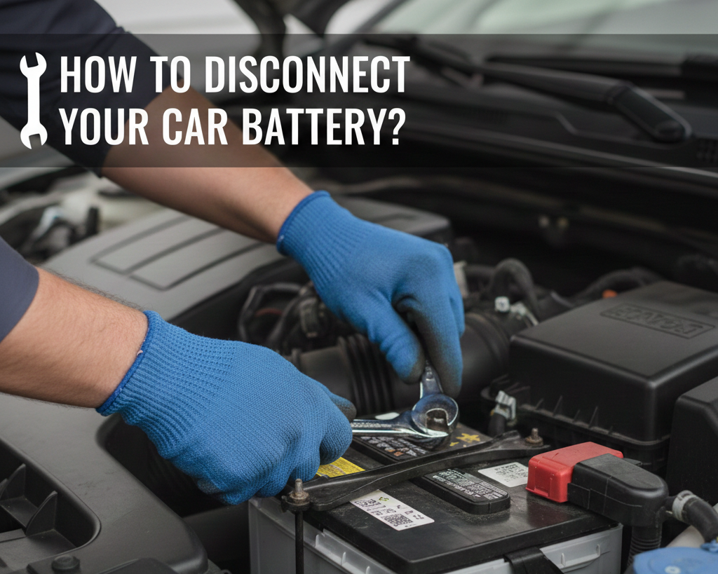 This is a cover image about how to disconnect car battery.