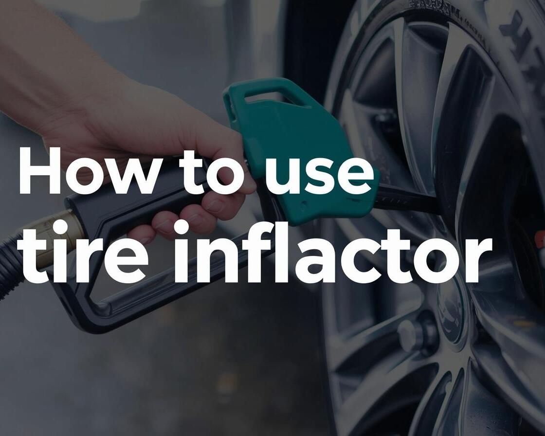 This is a cover image about how to use a tire inflator.