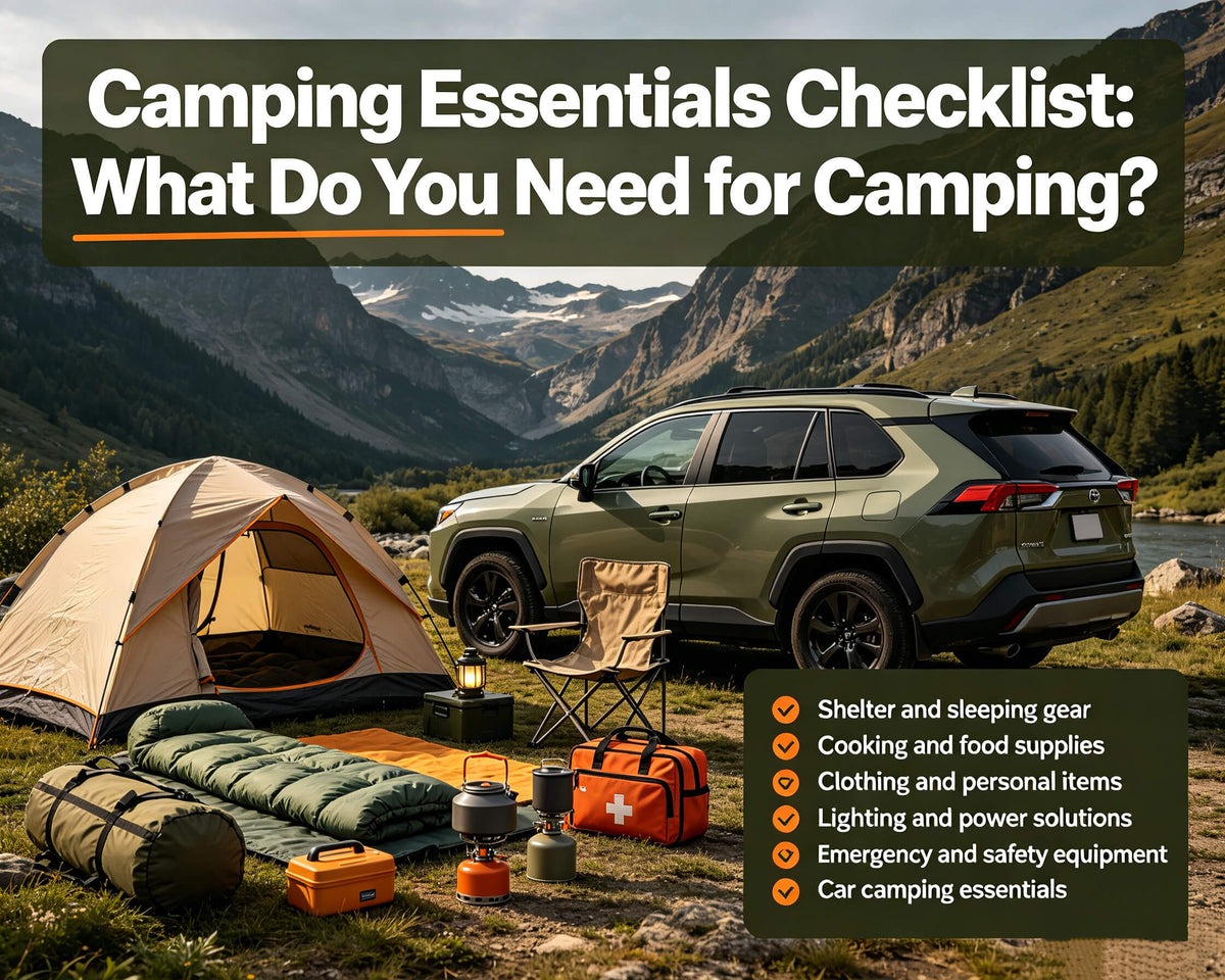 This is a cover image about what i need for camping.