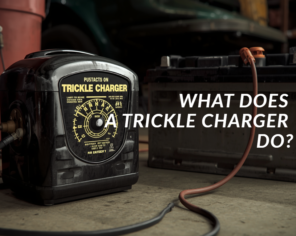 This is a cover image about what does a trickle charger do?