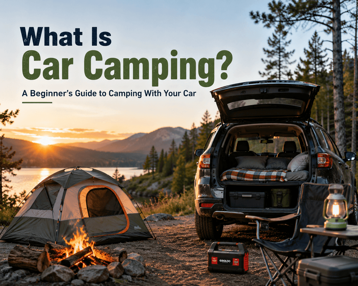 this is a cover image about what car camping is.