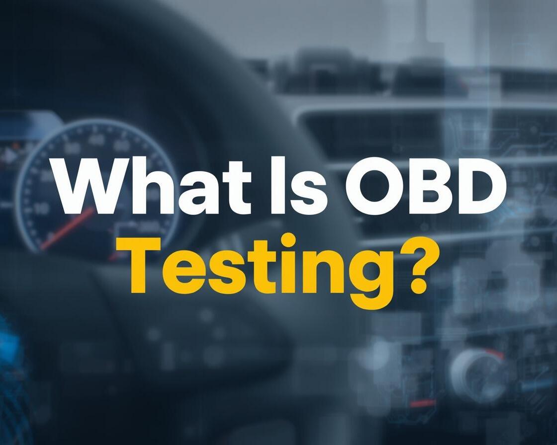 This is a cover image about what OBD testing is.
