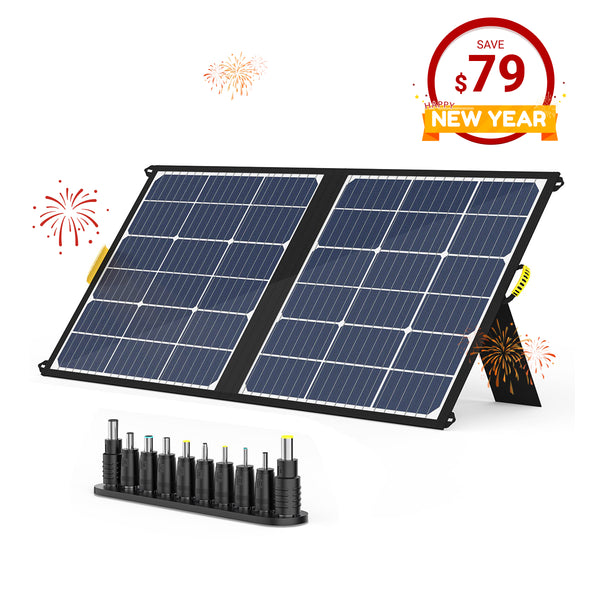 GOOLOO Foldable 100W Solar Panel