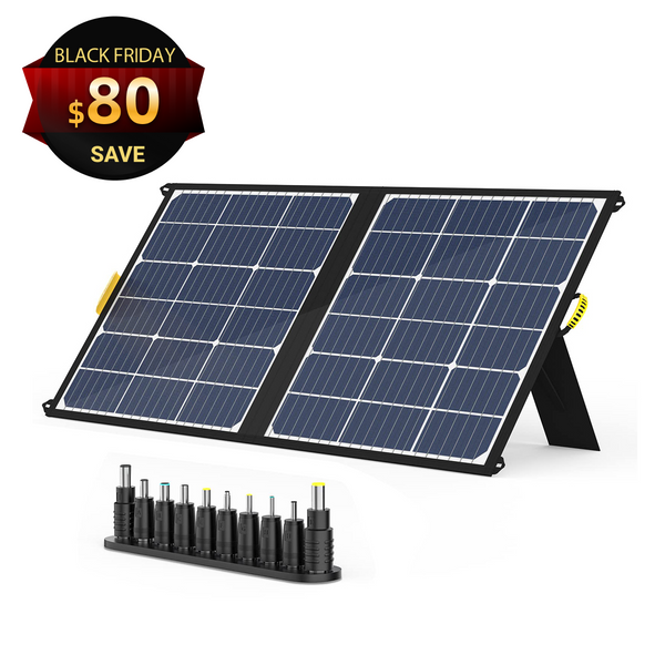 Panel solar plegable GOOLOO de 100W 