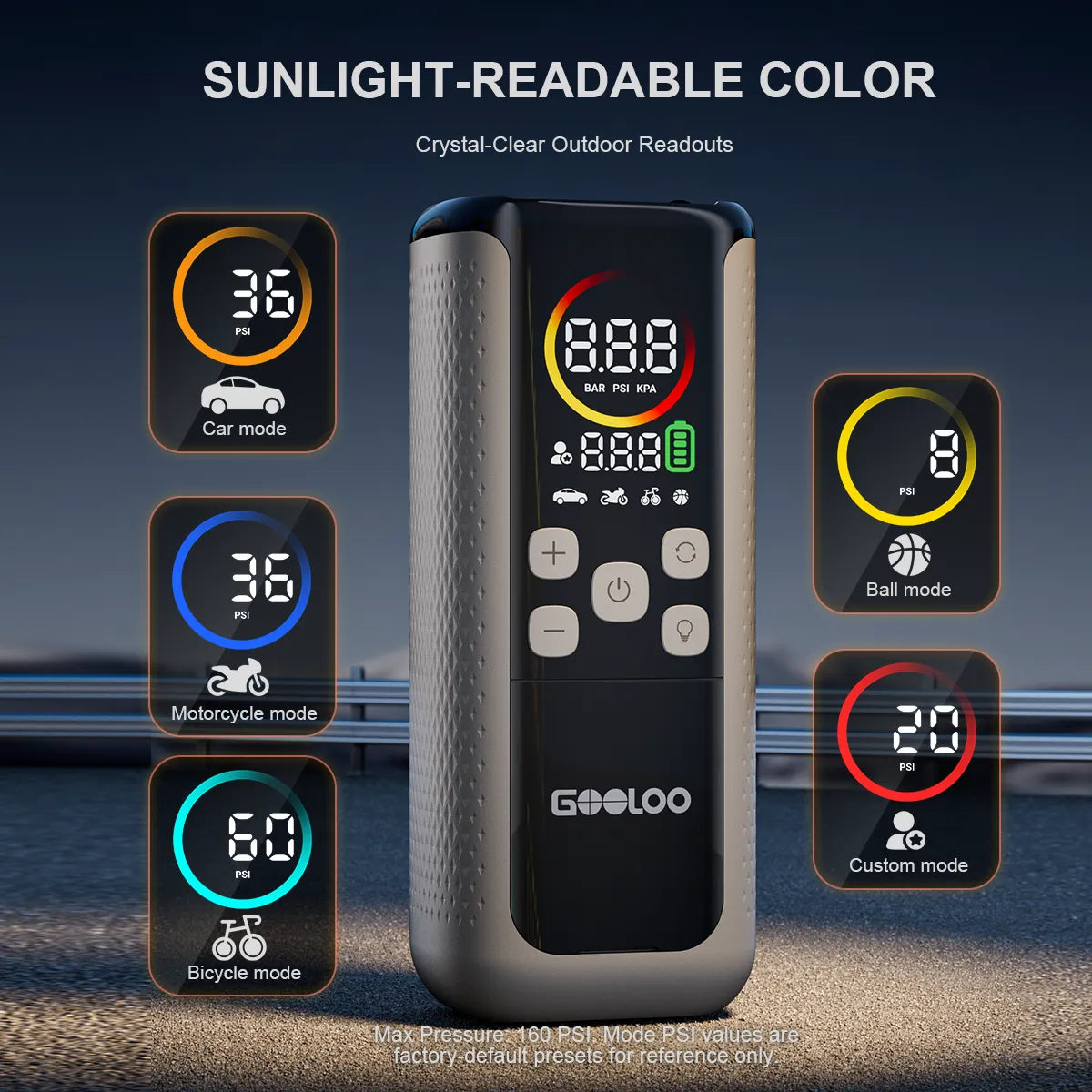 GOOLOO GT160 DUAL Tire Inflator