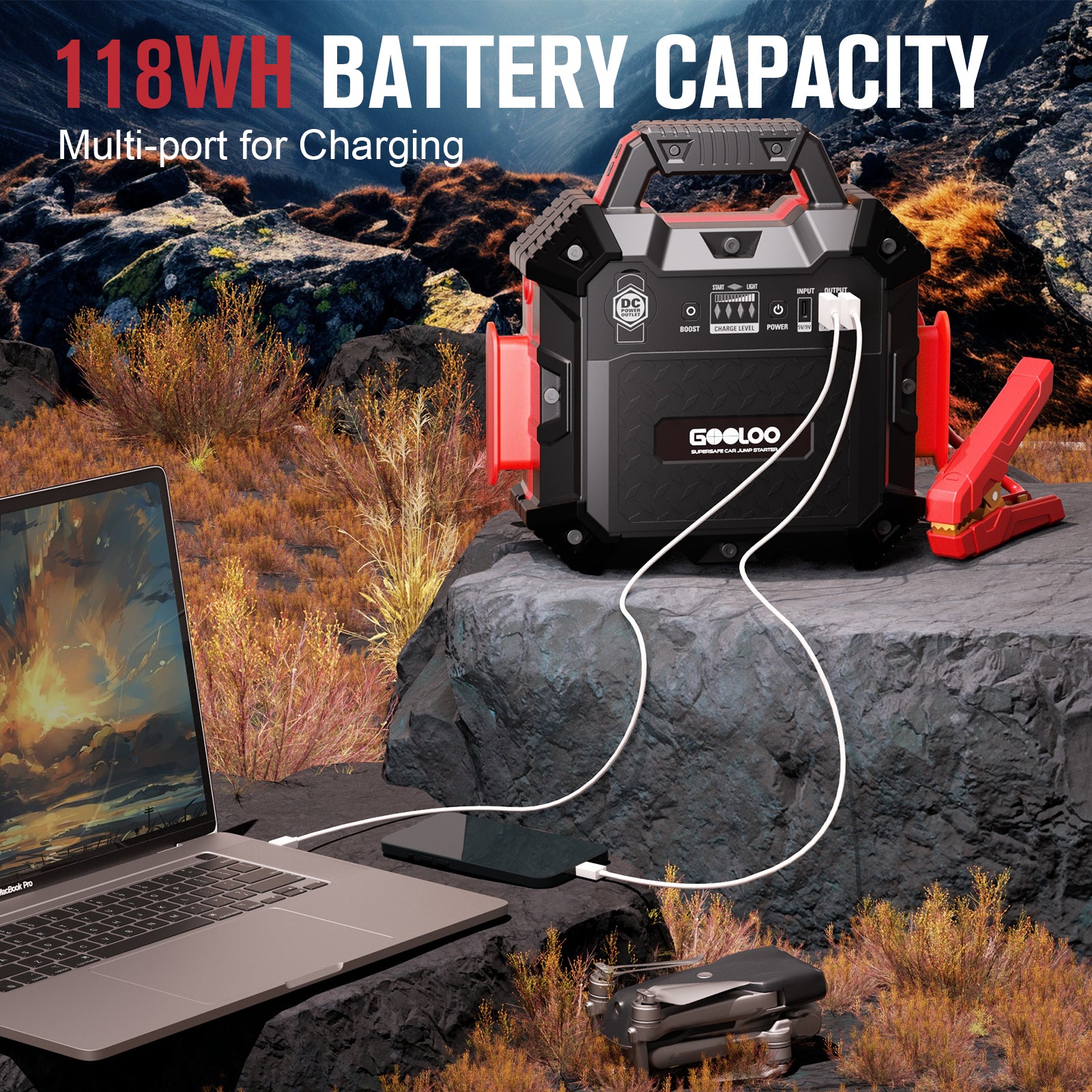 GOOLOO 6750A Jump Starter GT-Truck