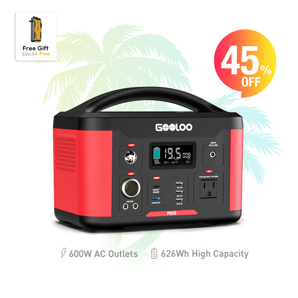GOOLOO P600 Power Station | 600W 626Wh