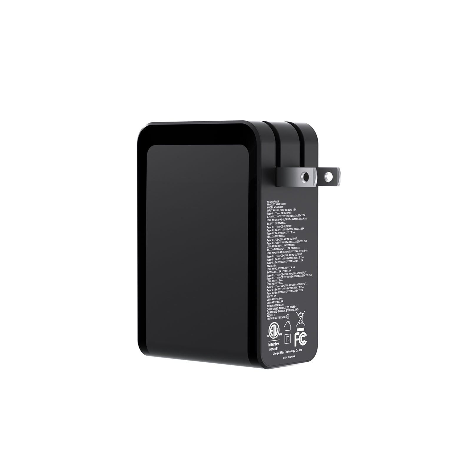 GOOLOO 100W 4-Port Fast Charger front