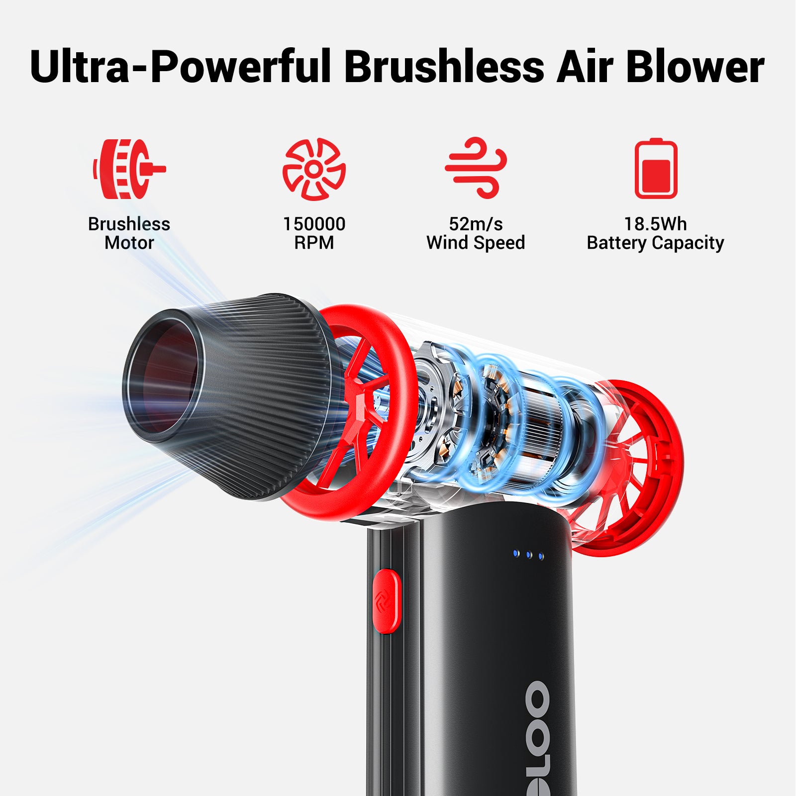 GOOLOO F3 Electric Air Duster