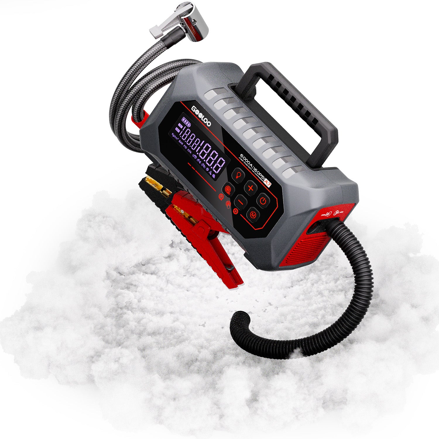 GOOLOO A7 Jump Starter with Air Compressors and Air pump + OBD DS200