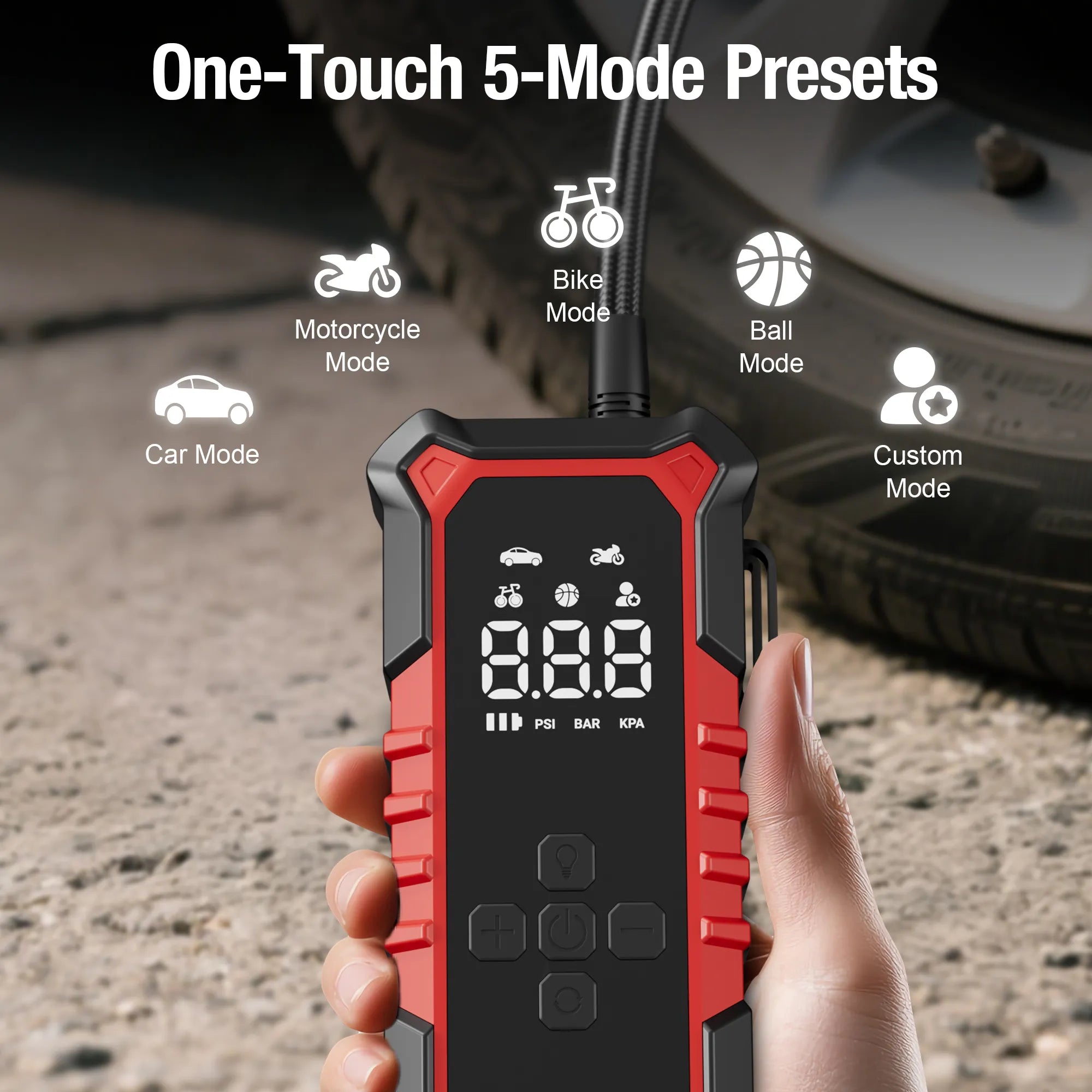 GOOLOO A6 Gear Tire Inflator