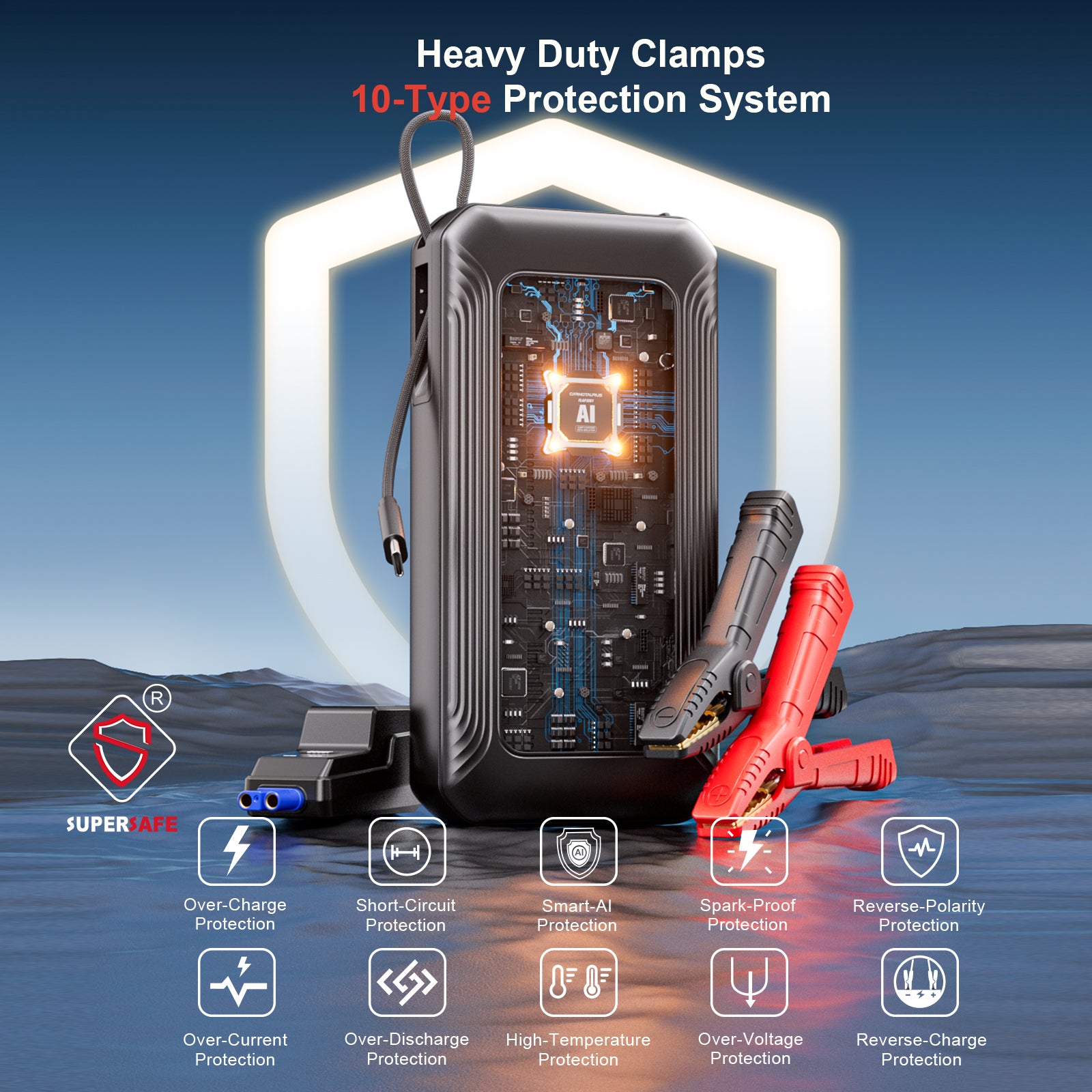 GOOLOO G7 Jump Starter 3000Amp