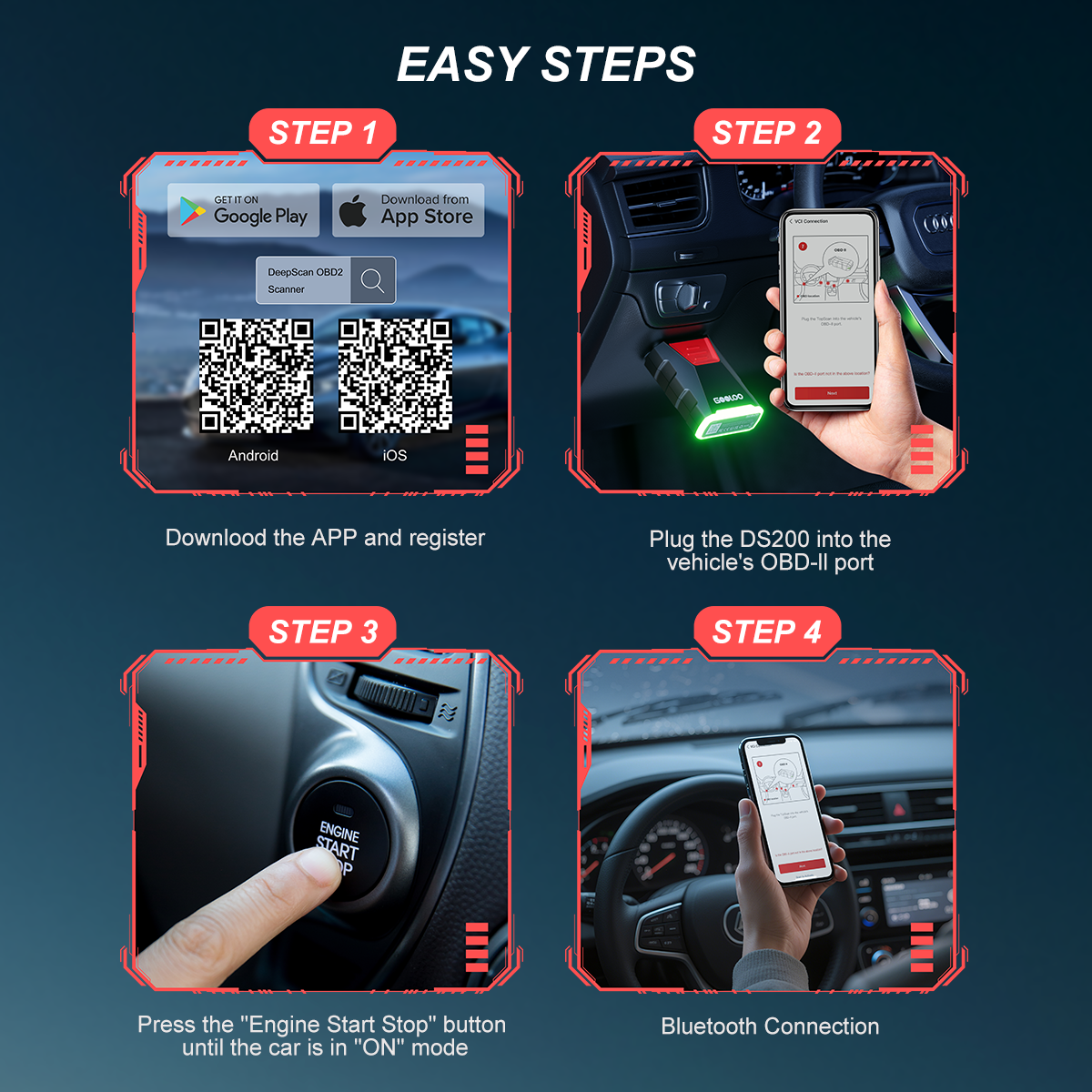 GOOLOO DeepScan DS200 On-Board Diagnostics