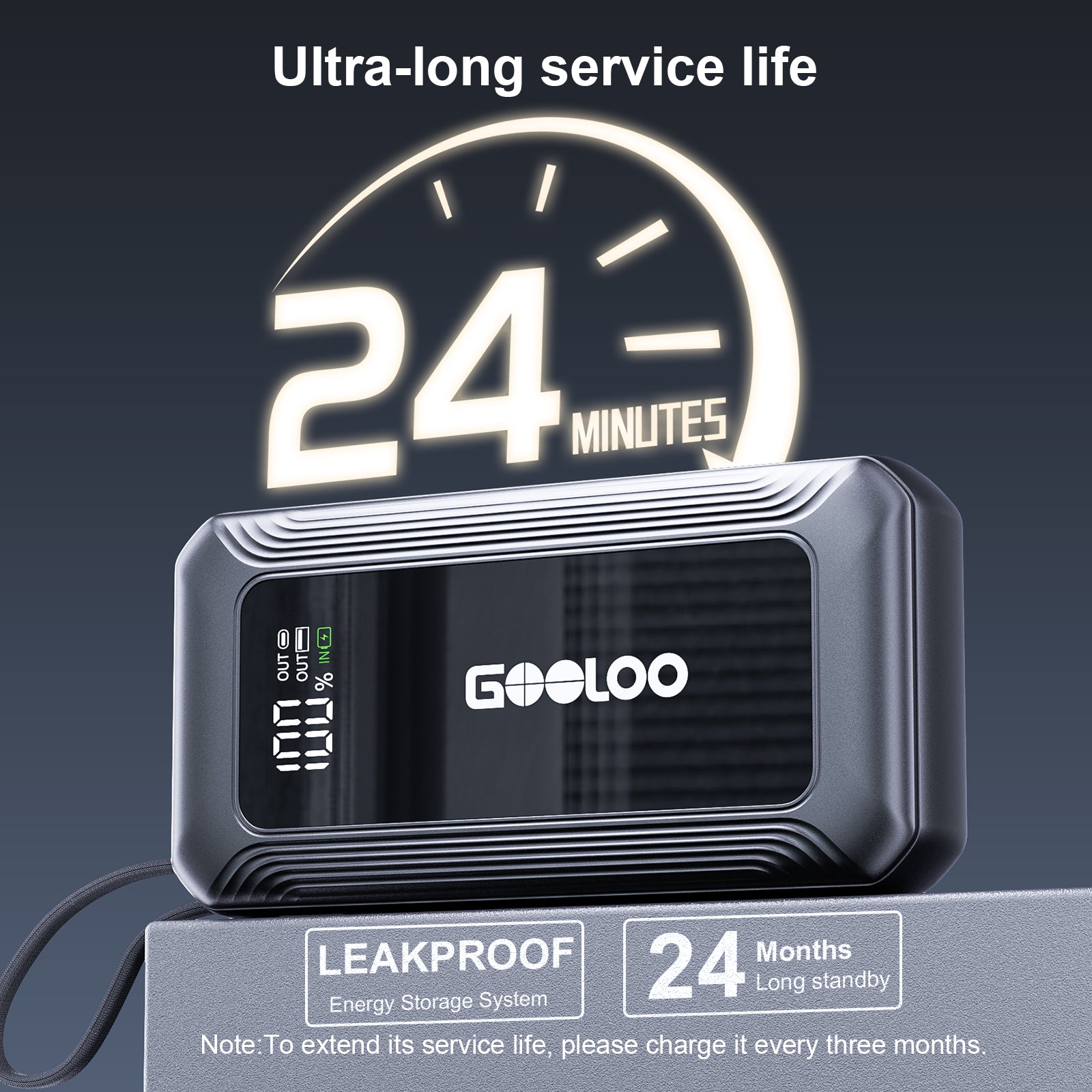 GOOLOO G7 Jump Starter 3000Amp