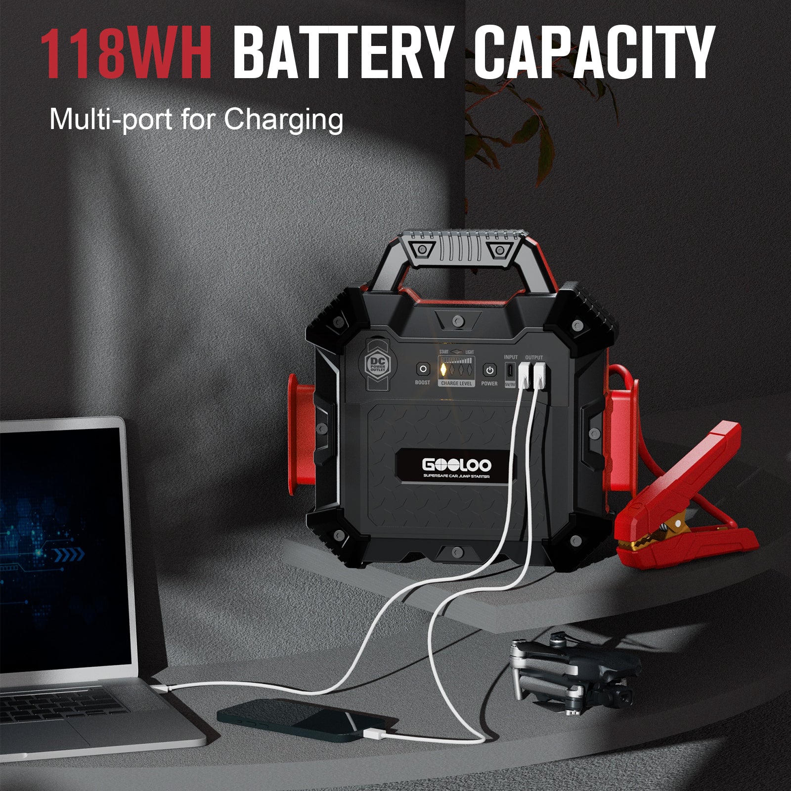 GOOLOO 6750A Jump Starter GT-Truck