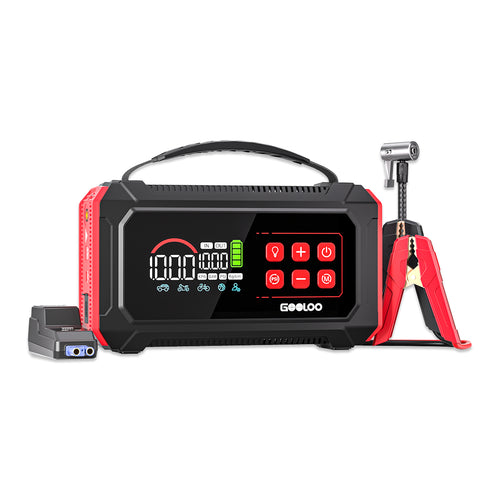 GOOLOO A9 Ultra 6000A Supersafe Jump Starter with Air Compressor
