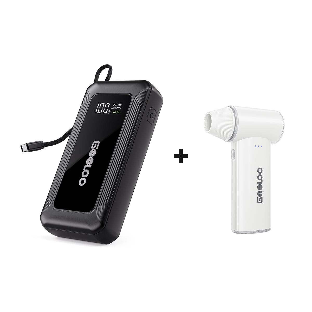 GOOLOO G7 Jump Starter with F3 Electric Air Duster