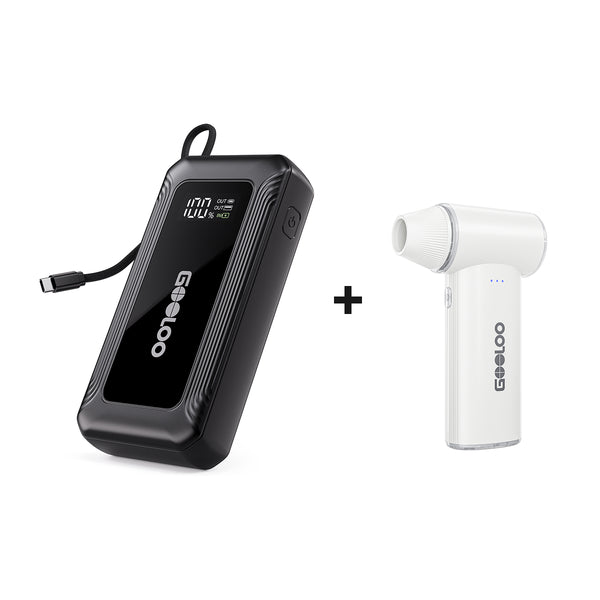 GOOLOO G7 Jump Starter with F3 Electric Air Duster