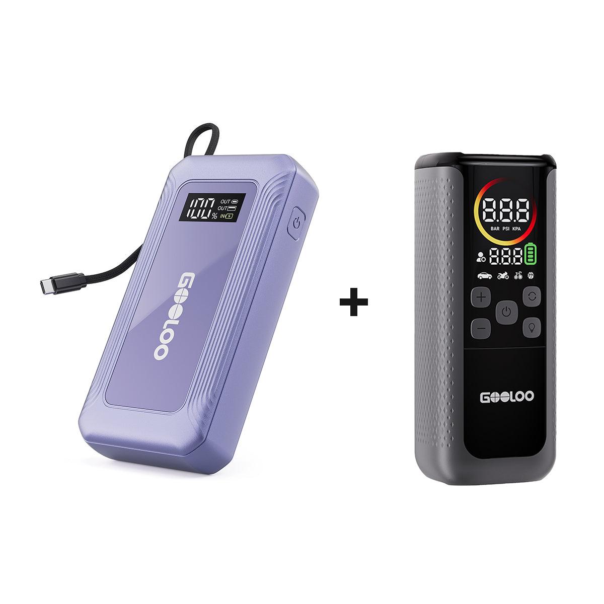 GOOLOO G7 Jump Starter with GT160 DUAL Tire Inflator