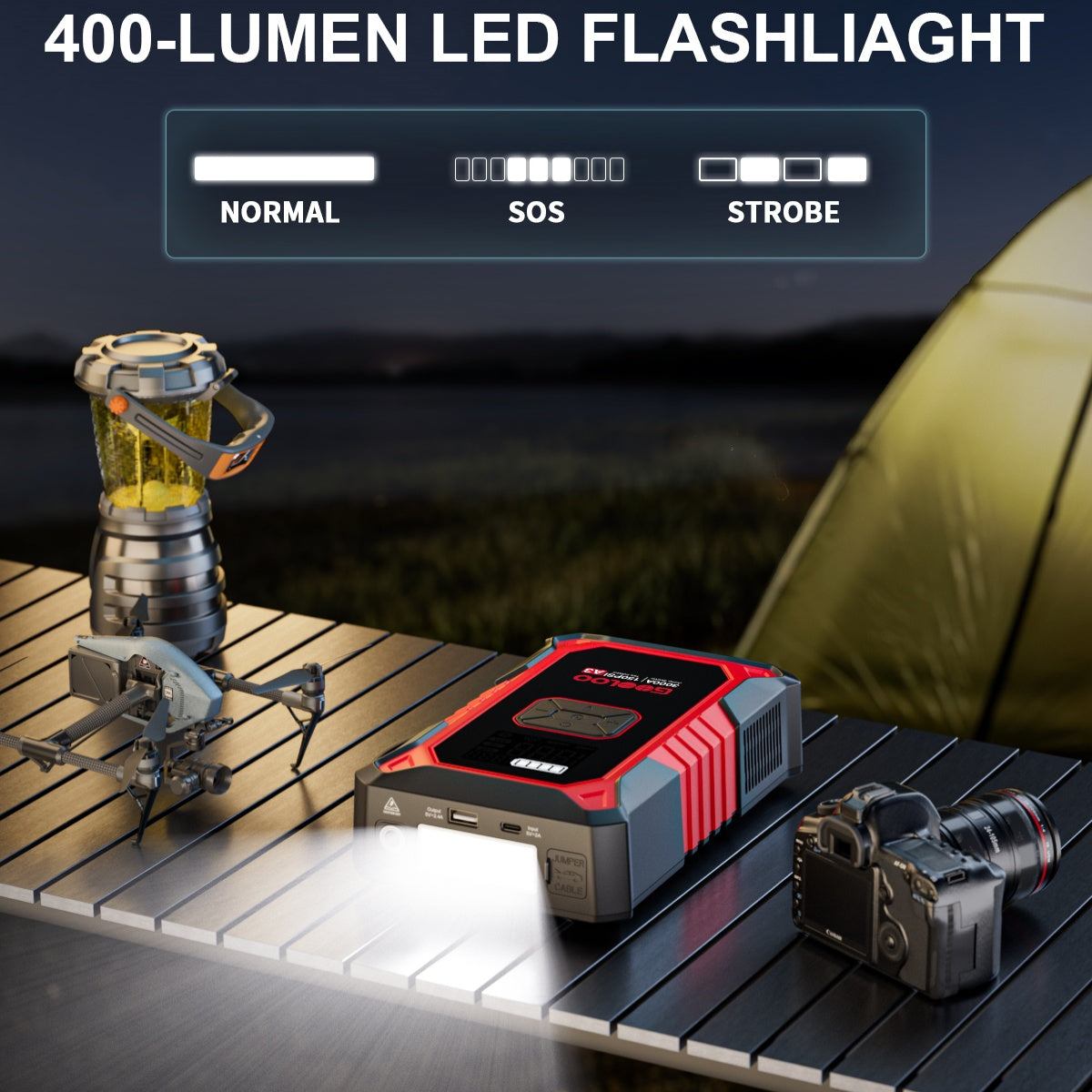 GOOLOO A3 Jump Starter and Air Compressor