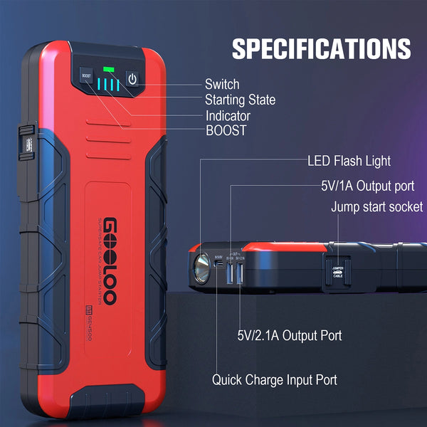 GOOLOO GE4500 Best Jump Box For Semi Trucks