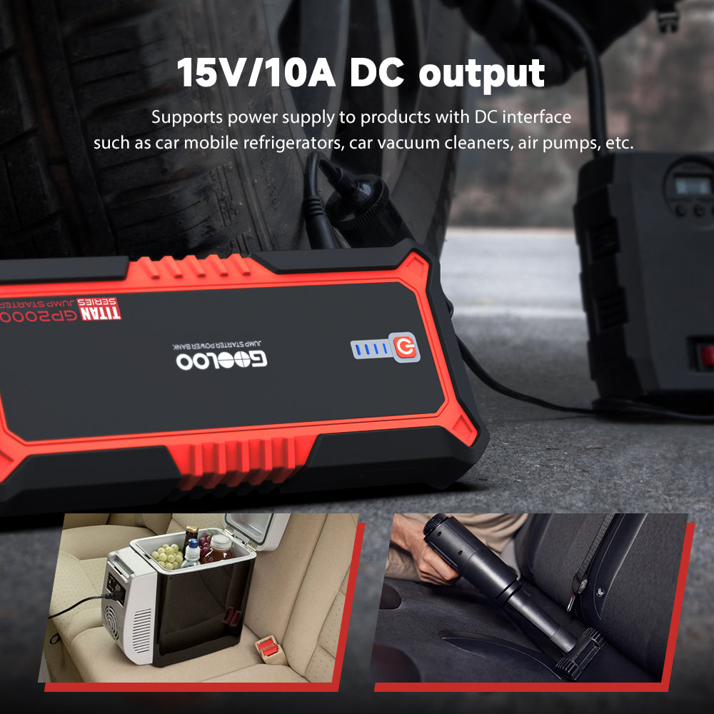 GOOLOO GP2000 Car Power Bank Jump Starter