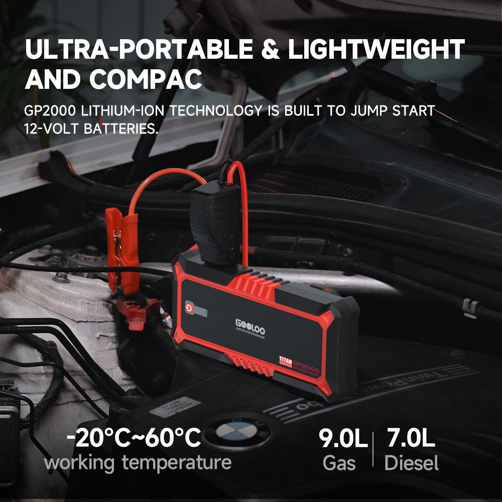 GOOLOO GP2000 Diesel Battery Jump Starter