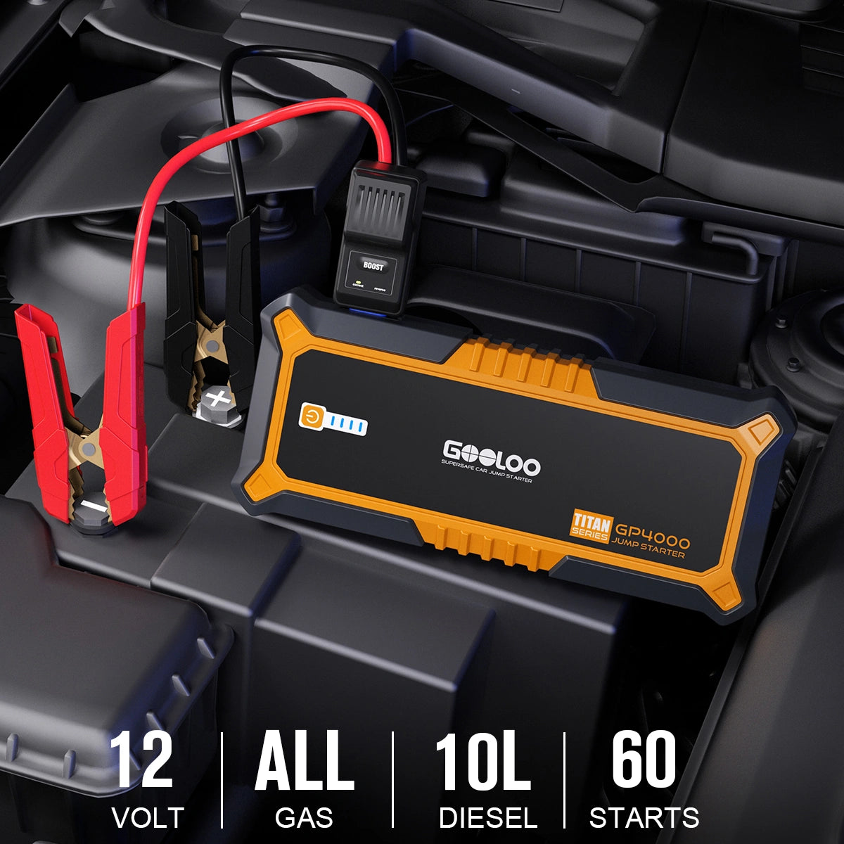 GOOLOO GP4000 Portable Jump Starter