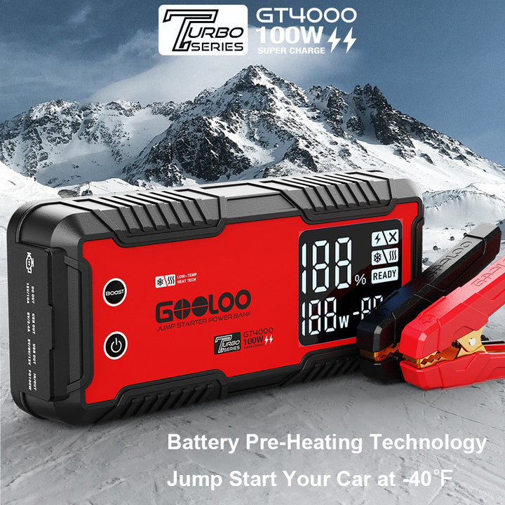 GOOLOO GT4000 Jump Booster with EVA Box