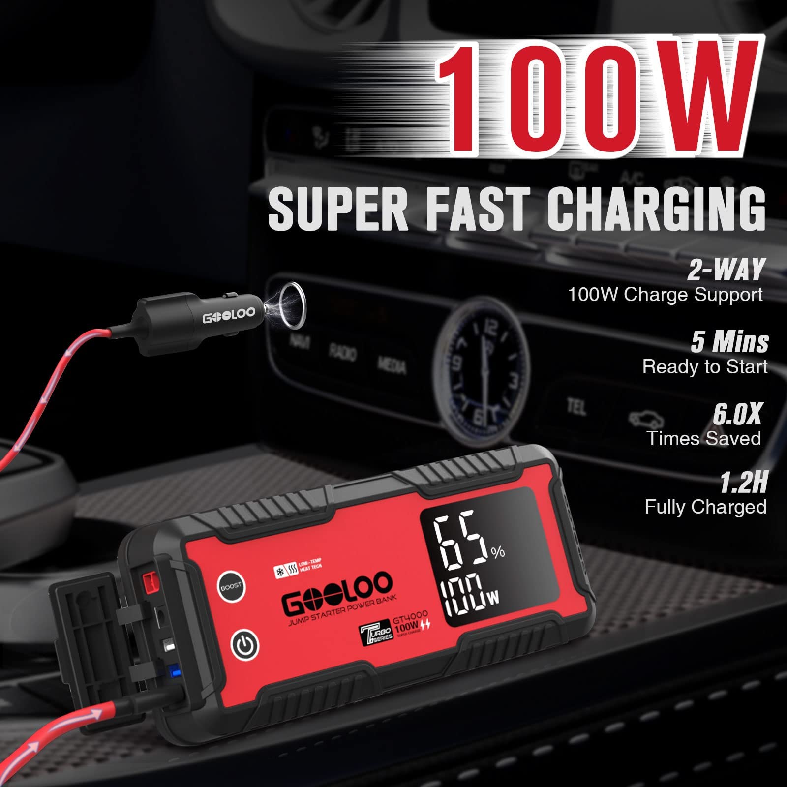 GOOLOO GT4000 Battery Starter Pack