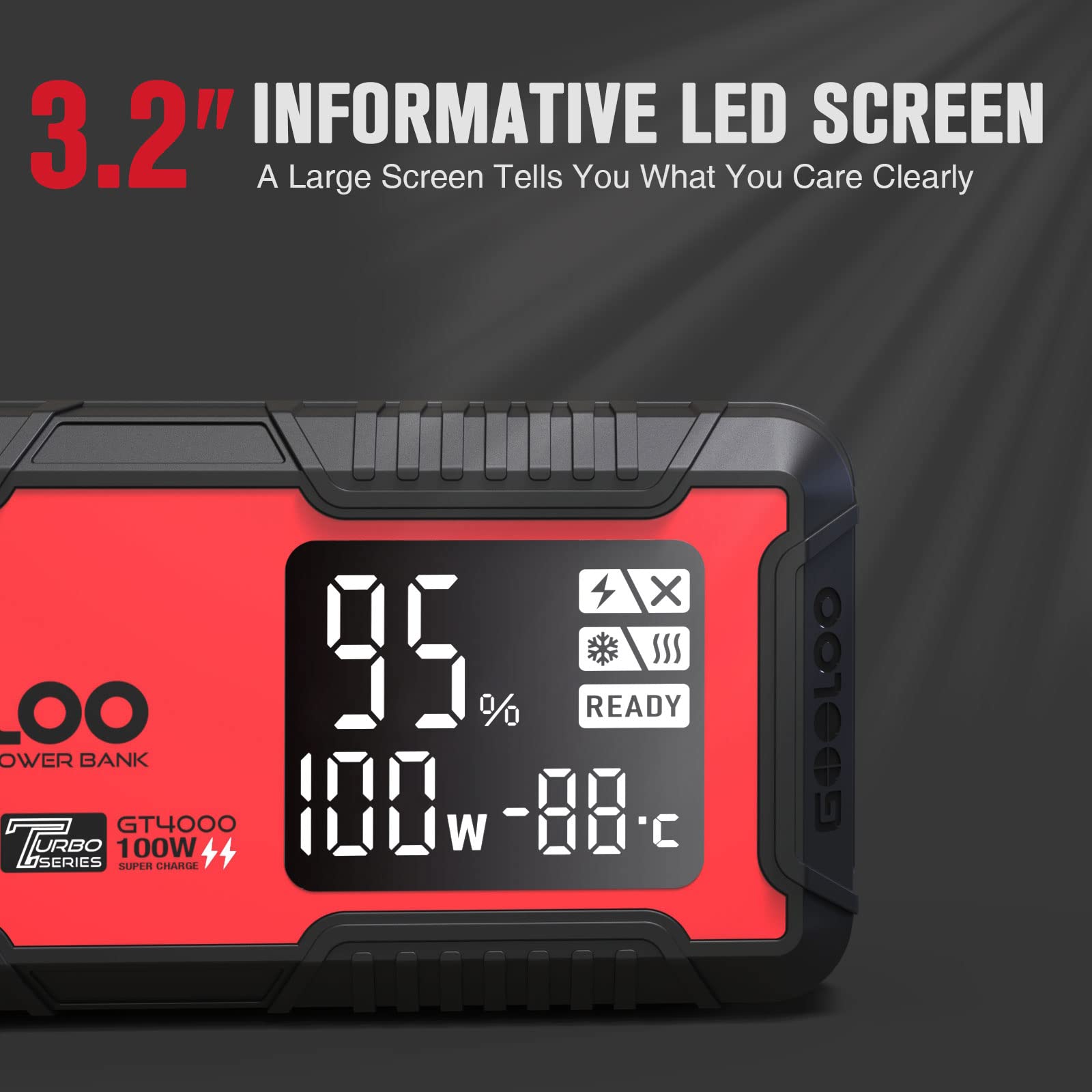 GOOLOO GT4000 Booster Pack Charger