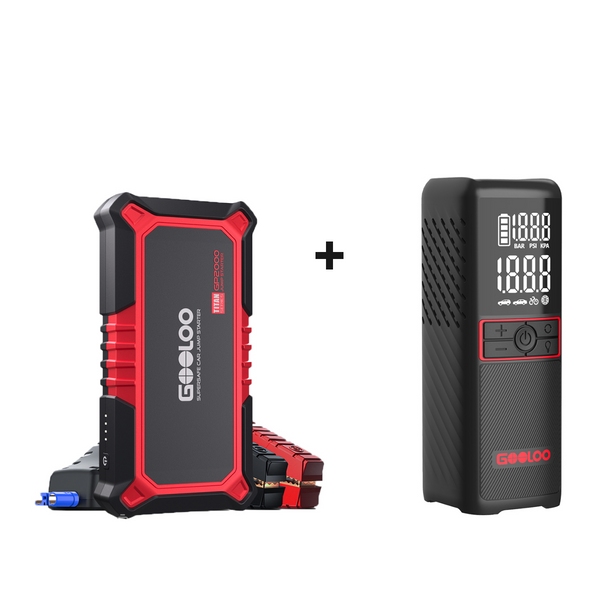 GOOLOO GP2000 Jump Starter with GT160 Tire Inflator