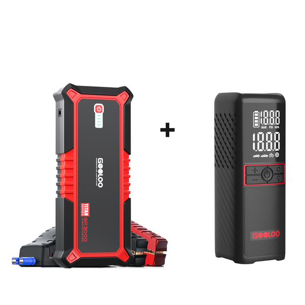 GOOLOO GP3000 Jump Starter with GT160 Tire Inflator