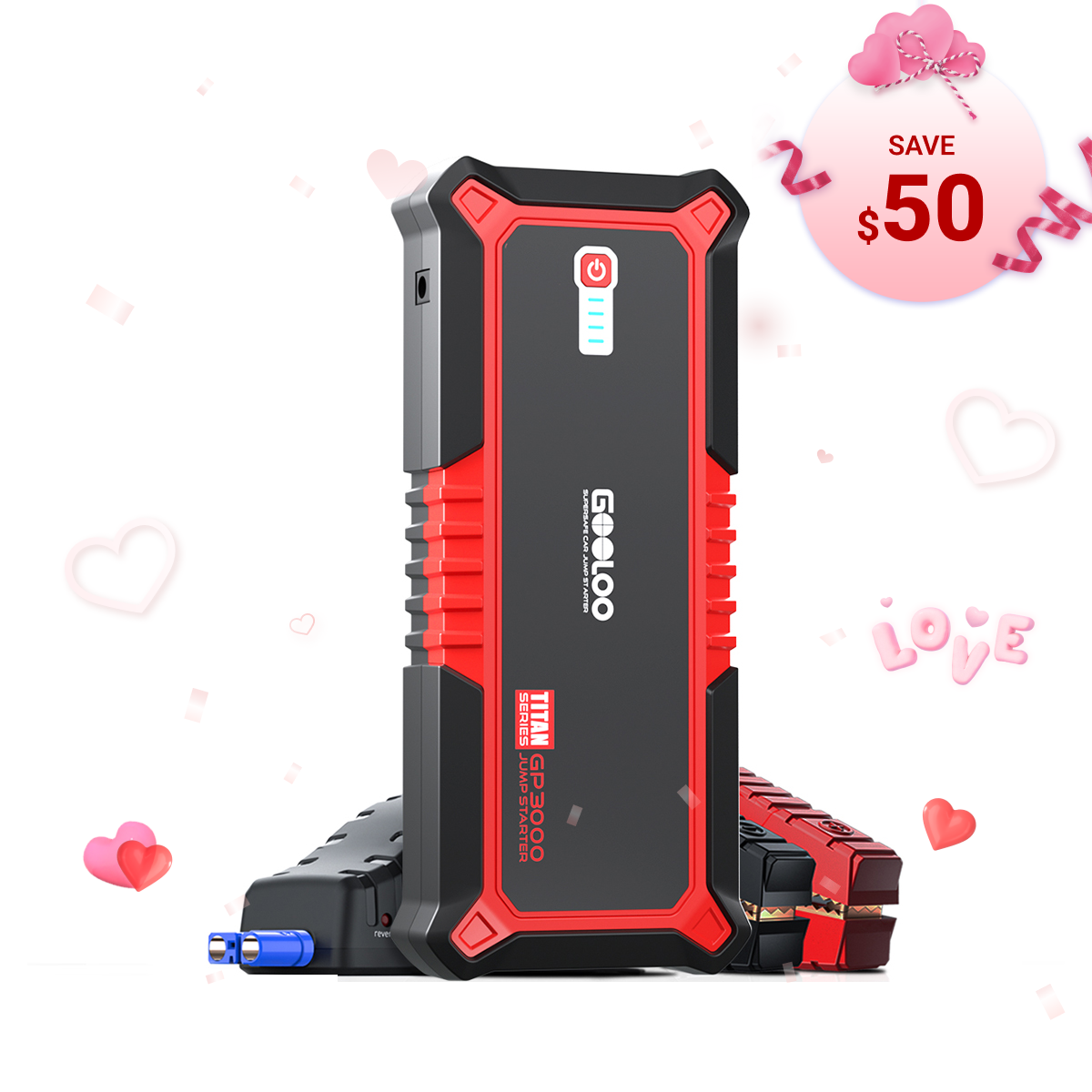 GOOLOO GP3000 Portable Jump Starter