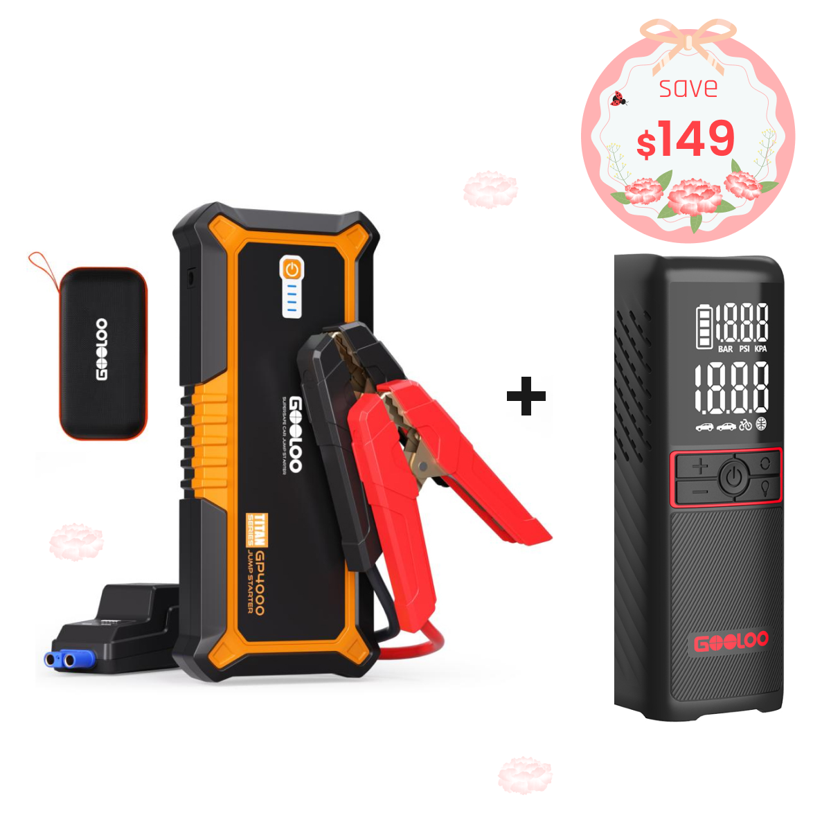 GOOLOO GP4000 Jump Starter 4000Amp