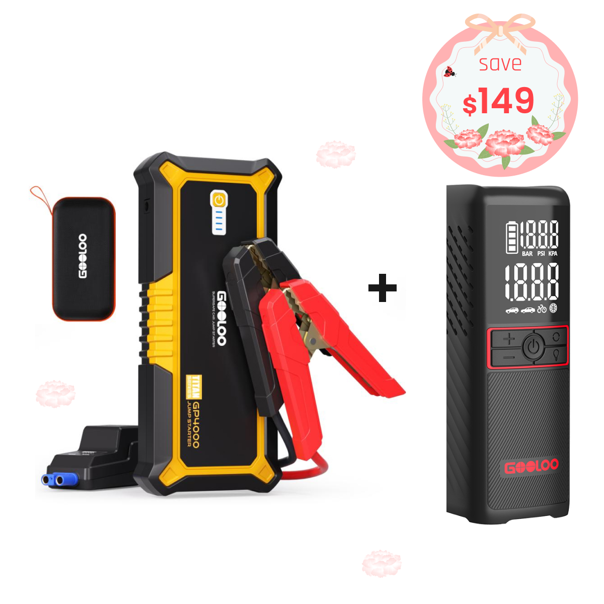 GOOLOO GP4000 Jump Starter 4000Amp