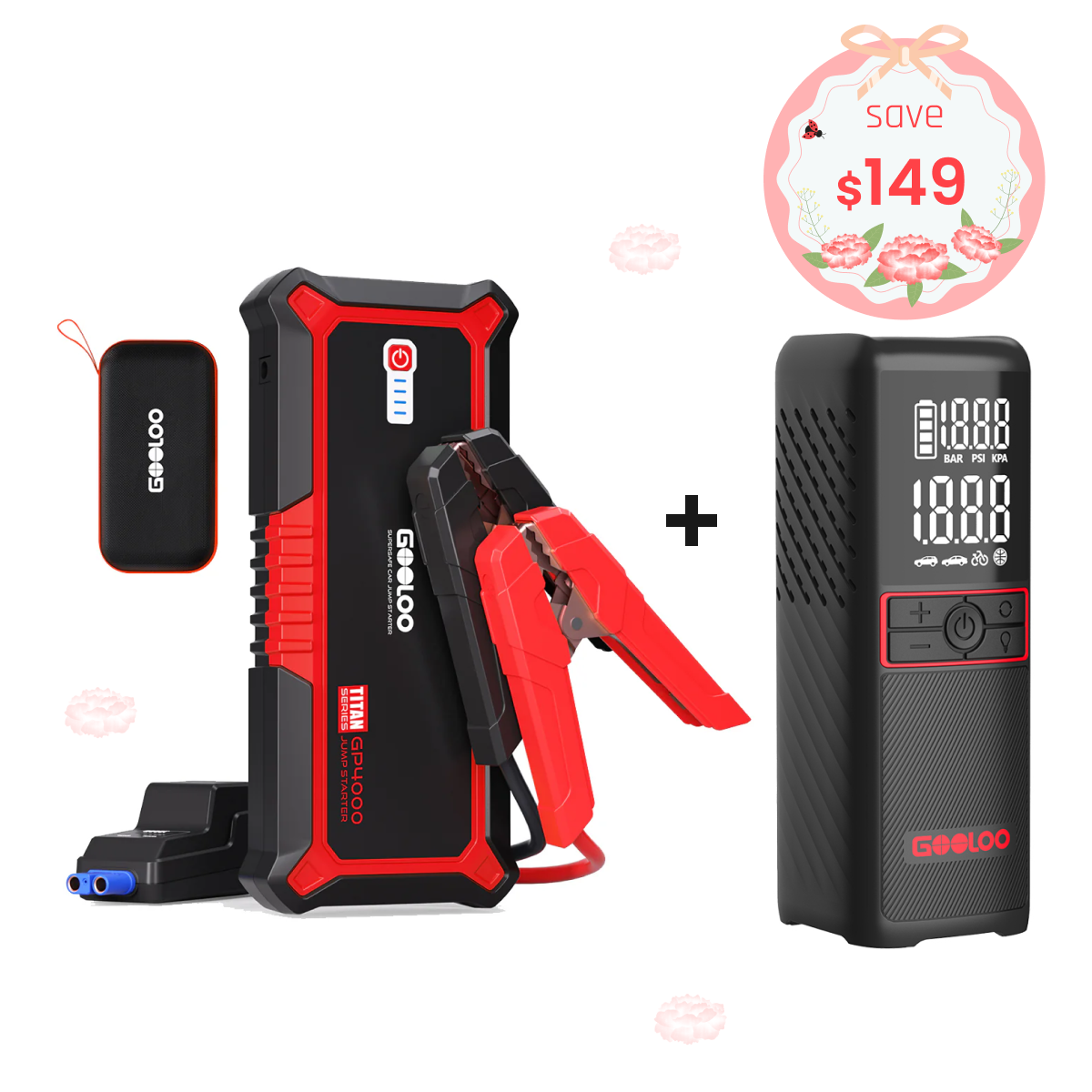 GOOLOO GP4000 Jump Starter 4000Amp