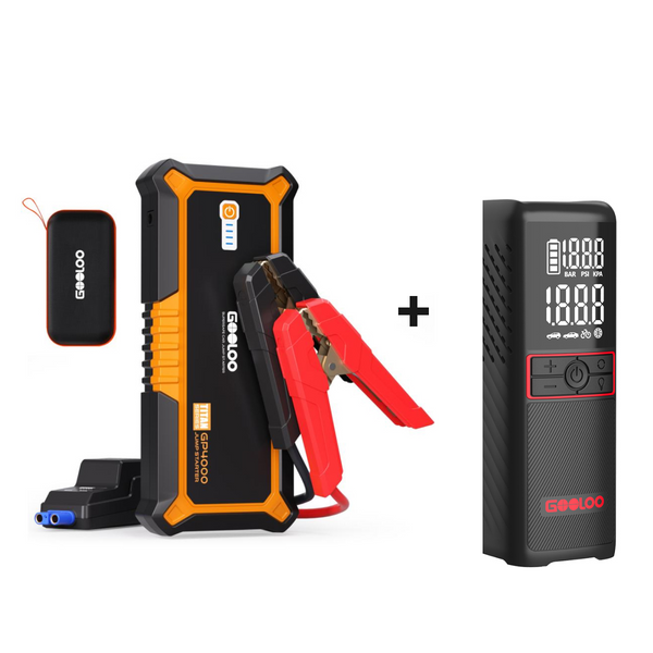 GOOLOO GP4000 Jump Starter with GT160 Tire Inflator