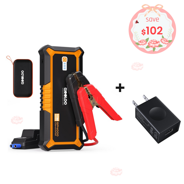 GOOLOO GP4000 Jump Starter with 15W Wall Charger