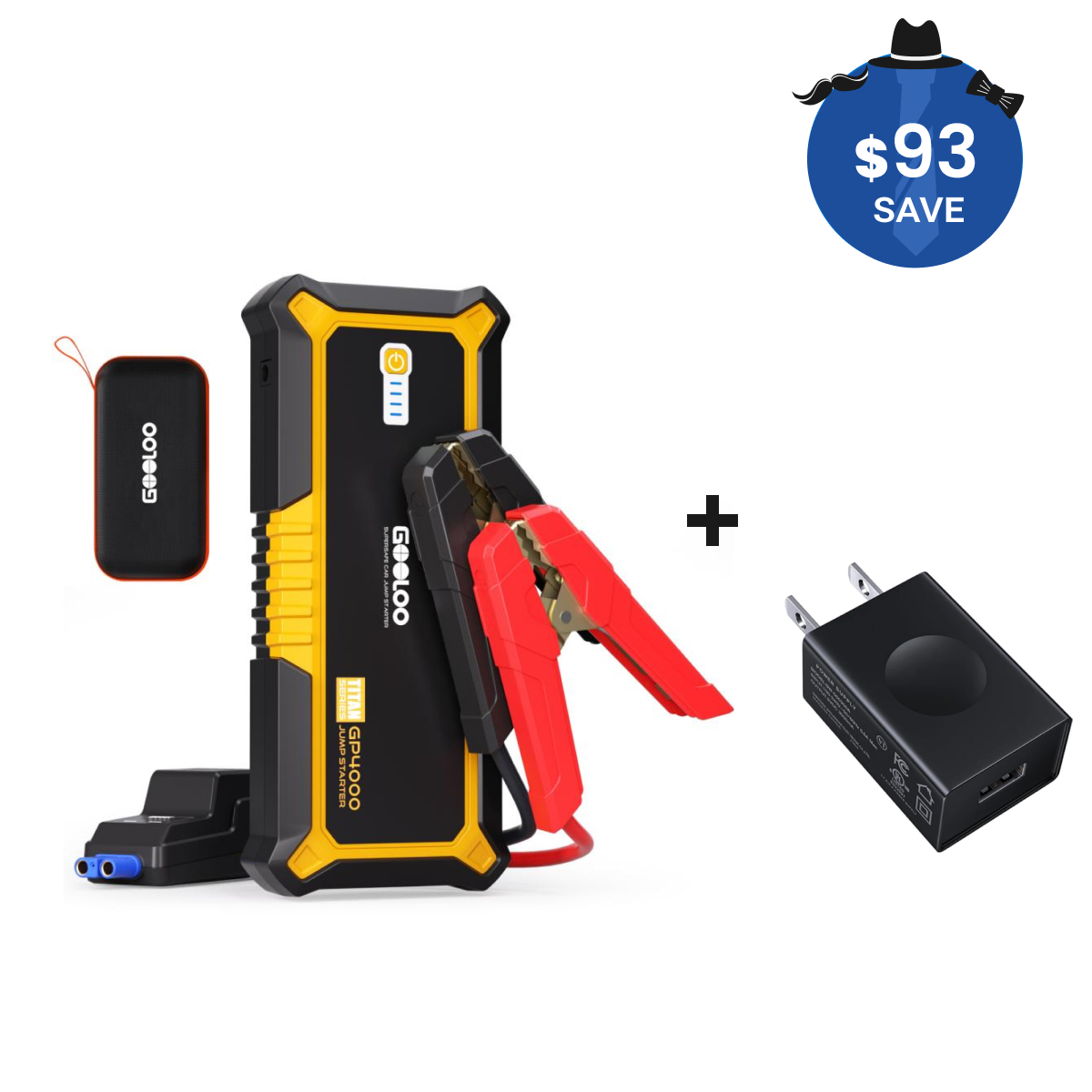 GOOLOO GP4000 Jump Starter 4000Amp