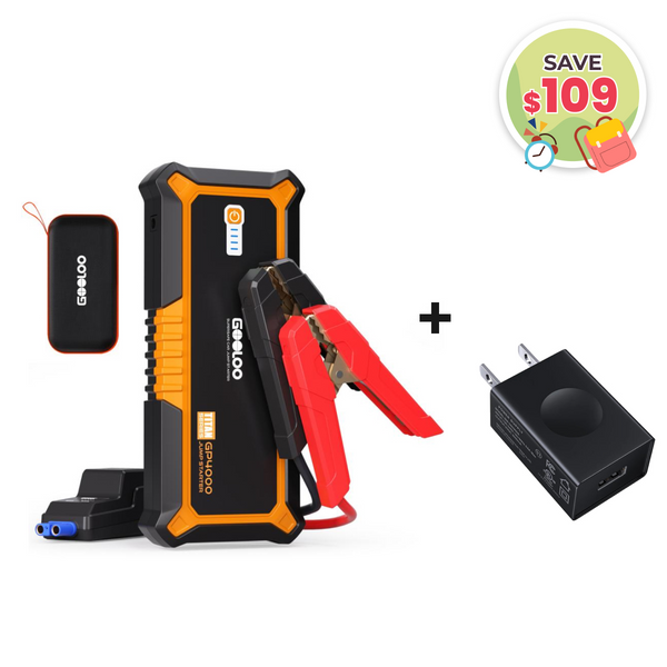 GOOLOO GP4000 Jump Starter with 15W Wall Charger
