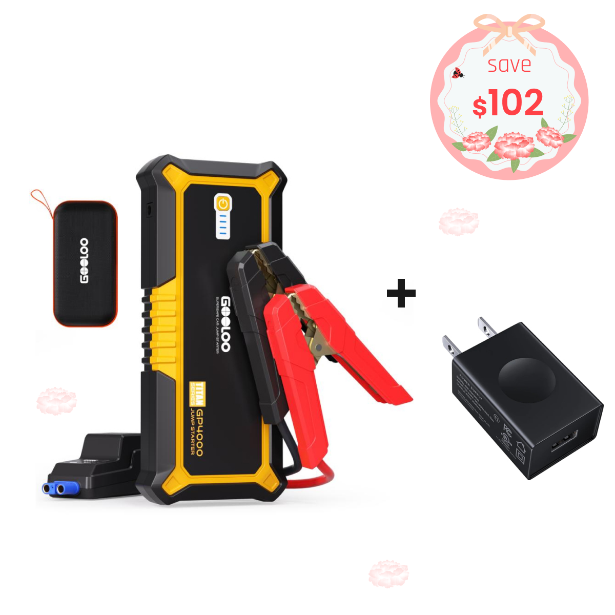 GOOLOO GP4000 Jump Starter 4000Amp