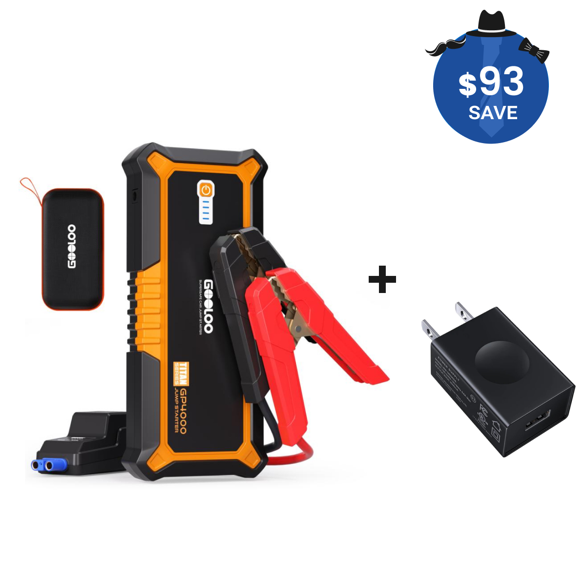 GOOLOO GP4000 Jump Starter 4000Amp