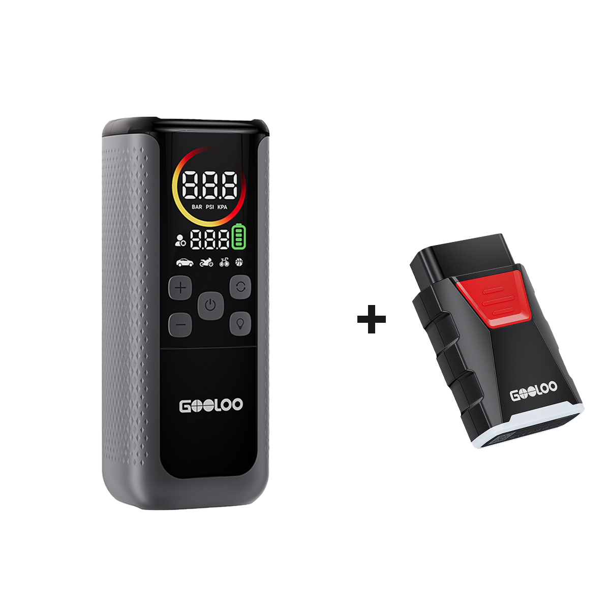 GOOLOO GT160 DUAL Tire Inflator + OBD DS200